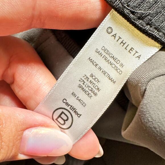 Athleta Mercurial Crop Flare Pants Gray Women Medium - Picture 5 of 9